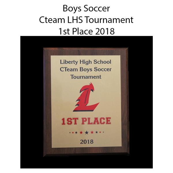 2018 Cteam boys soccer LHS tournament 1st place 